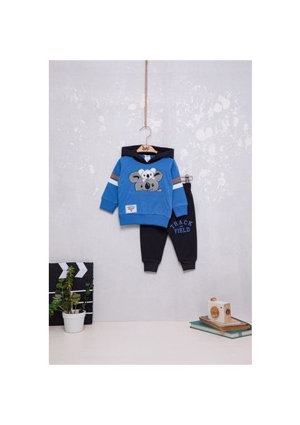 Eğlenceli Erkek Bebek Koala Desenli Ikili Takım