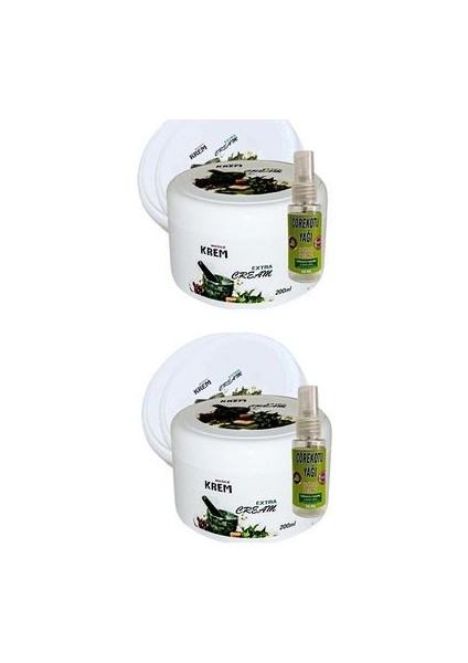 Mucizevi Bölgesel Vücut Sızıları Için Bakım Relax Kremi 125 Ml+ 50 ml Çörek Otu Yağı ile x 2