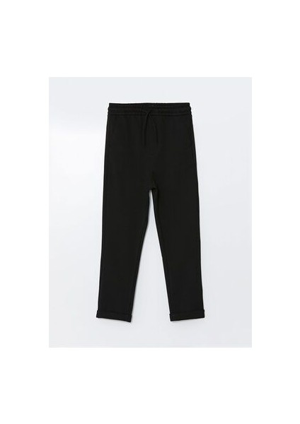 Beli Lastikli Slim Fit Erkek Çocuk Pantolon