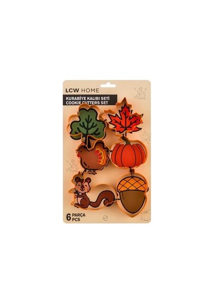 Açık Gri 6 Parça Kurabiye Kalıbı Seti modelleri