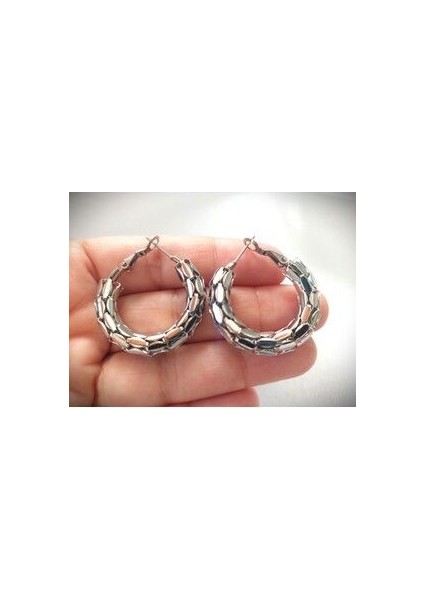 Çelik Halka Küpe modelleri