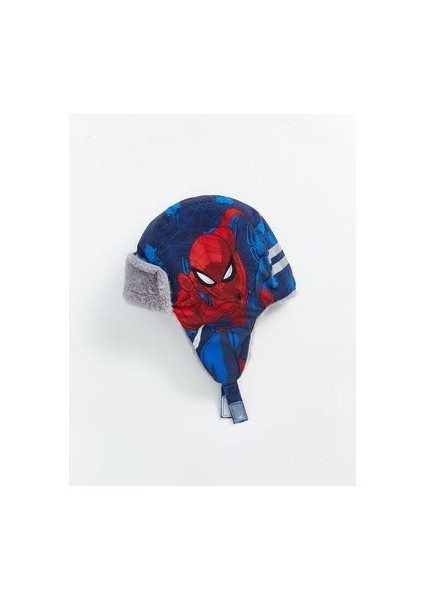 Lcwk Spiderman Baskılı Erkek Çocuk Kar Şapkası