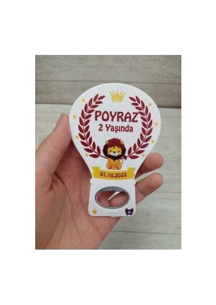 20 Adet Balon Magnet Açacak Yeni Doğan, Doğum Günü, Sünnet, Nişan, Söz, Sarı Kırmızı