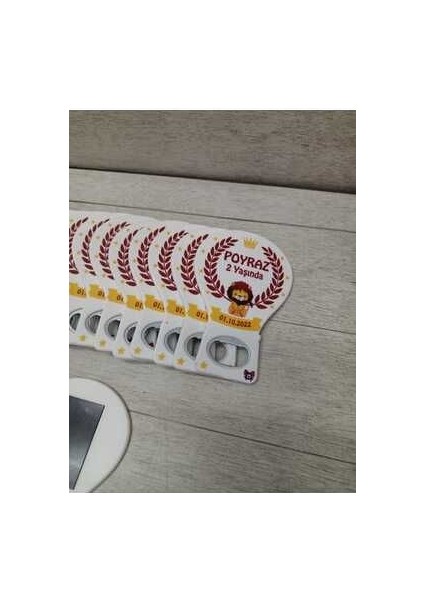 20 Adet Balon Magnet Açacak Yeni Doğan, Doğum Günü, Sünnet, Nişan, Söz, Sarı Kırmızı