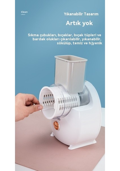 Elektrikli Sebze Kesici Kıyma Makinesi Elektrikli Mutfak Çok Fonksiyonlu Blender (Yurt Dışından) modelleri