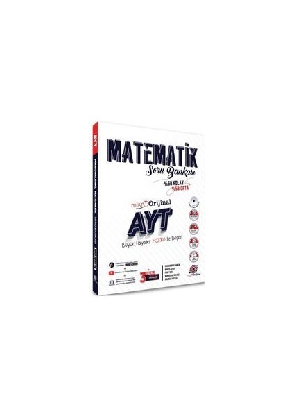 Mikro Orijinal Ayt Matematik Soru Bankası