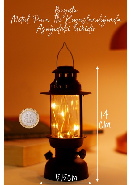 LED Mum Kamp Lambası Tipi Pil Dahil Dumansız Alev Ledli Yapay Dekoratif Mum Dekor Işığı Siyah PT437