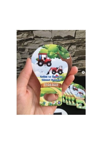 30 Adet Balon Magnet Açacak Yeni Doğan, Doğum Günü, Sünnet, Nişan, Söz, Inşaat Temalı