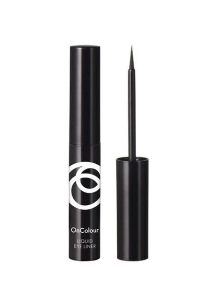 Oncolour Likit Eyeliner Siyah Renk Hassas Uç ile Kolay Uygulama 7 ml
