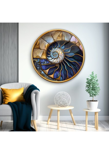 Vitray Yuvarlak Cam Tablo | Hediyelik, Dekoratif, Ofis, Mutfak indirimleri