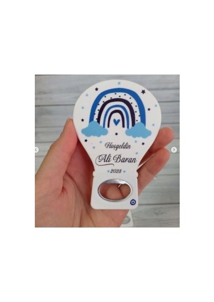 25 Adet Balon Magnet Açacak Yeni Doğan, Doğum Günü, Sünnet, Nişan, Söz, Mavi Gökkuşağı