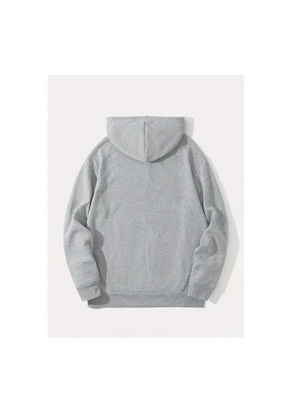 Erkek Monaco Baskılı Kapüşonlu Oversize Sweatshırt fiyatları