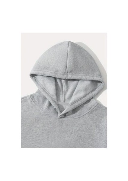 Erkek Monaco Baskılı Kapüşonlu Oversize Sweatshırt modelleri