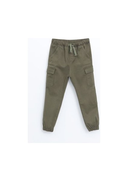 Beli Lastikli Erkek Bebek Kargo Pantolon