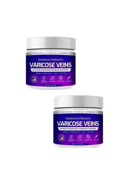 Maximum Strength Varicose Veins Bacak Bakım Kream 100 ml x 2 Ad