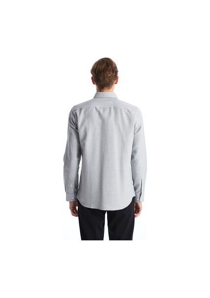 Slim Fit Uzun Kollu Erkek Gömlek