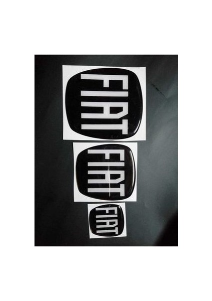 Fıat Egea ( Sedan) Siyah Logo Set (3'lü) fiyatları