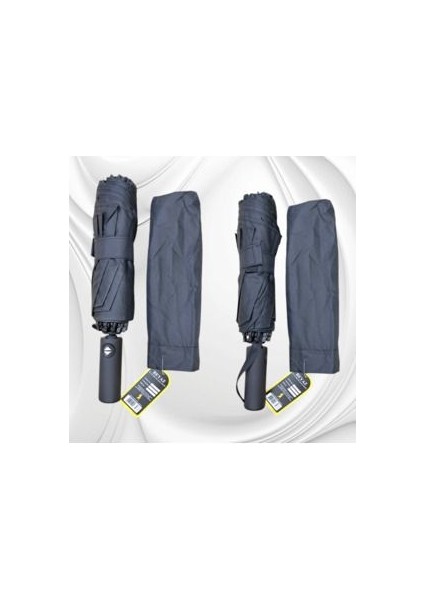 Fiber Gövde Otomatik Rüzgarda Kırılmayan 10 Telli Şemsiye