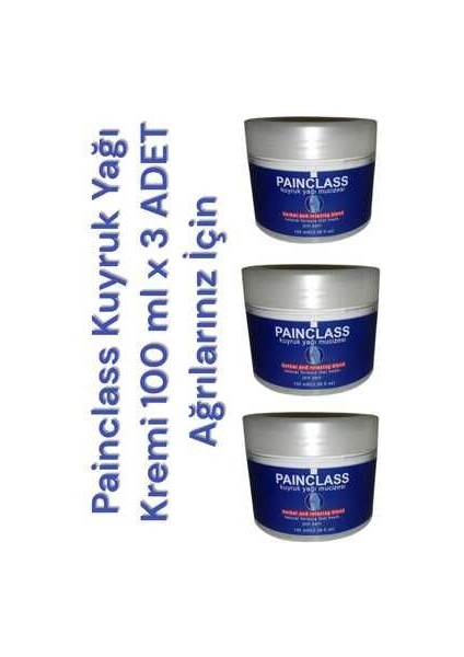 Painclass Kuyruk Yağı Kremi 100 ml - 3 Adet