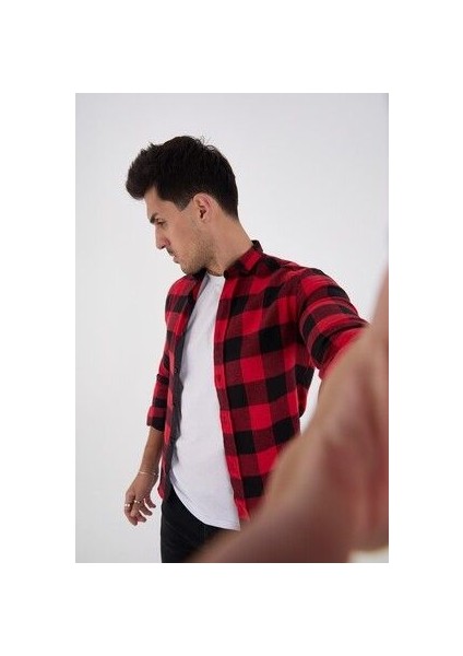 Slim Fit Flanel Ince Oduncu Gömlek fiyatları
