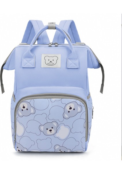 Üzerinde Sevimli Ayı Deseni Baskılı, Büyük Kapasiteli Anne Çantası (Yurt Dışından)
