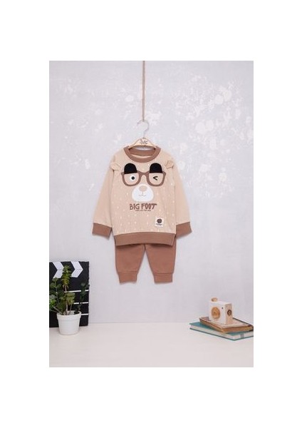 Erkek Bebek/çocuk Ayıcıklı Ikili Takım