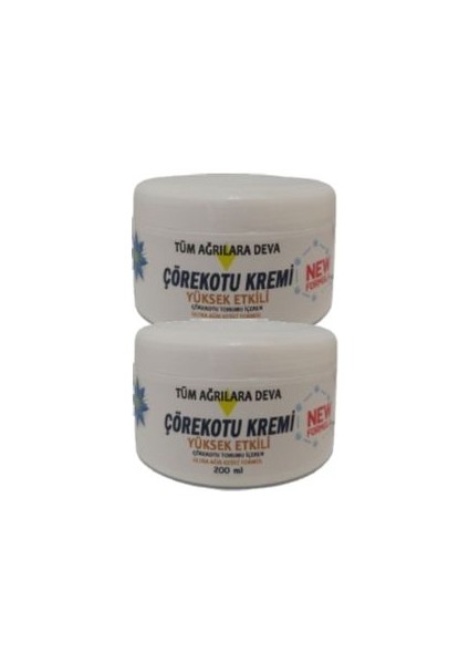 Tüm Vücut Sızılarına Yüksek Etkili Çörekotu Kremi 200 ml x 2 Adet