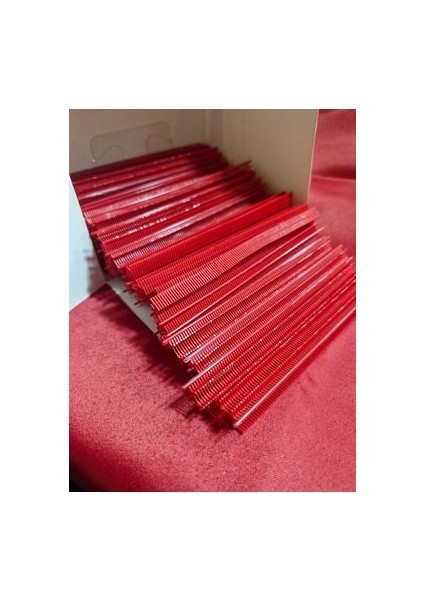5 mm Plastik Tasarım Kılçık- Kırmızı (10.000 Adet) fiyatları