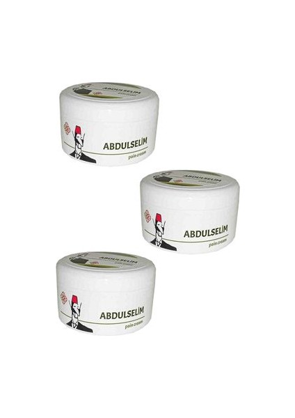 Abdülselim Bolgesel Bakım Vücut Agrıları Için Krem 200 ml x 3 Adet