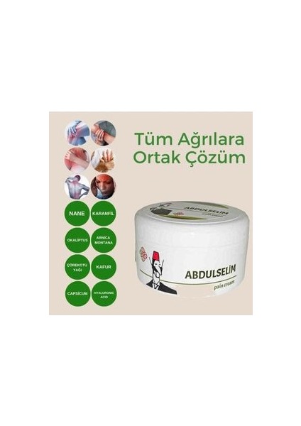 Abdülselim Bolgesel Bakım Vücut Agrıları Için Krem 200 ml x 3 Adet fiyatları