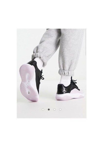 Air Jordan 11 Cmft Low Unisex Basketbol Ayakkabısı Hakiki Deri Normal Bilekli Siyah-Pembe fiyatları
