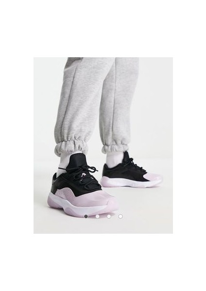 Air Jordan 11 Cmft Low Unisex Basketbol Ayakkabısı Hakiki Deri Normal Bilekli Siyah-Pembe modelleri