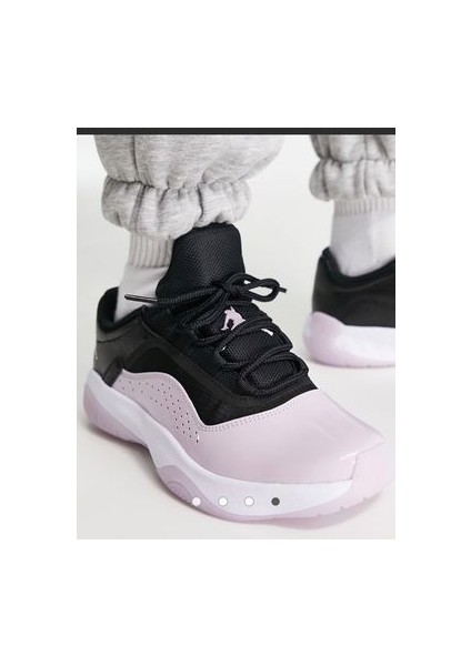 Air Jordan 11 Cmft Low Unisex Basketbol Ayakkabısı Hakiki Deri Normal Bilekli Siyah-Pembe fırsatları