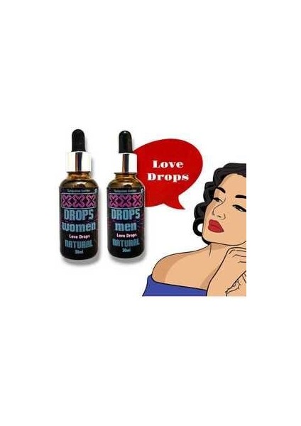 Love Drops Women 30 ml + Love Drops Men 30 ml Maksimum Istek