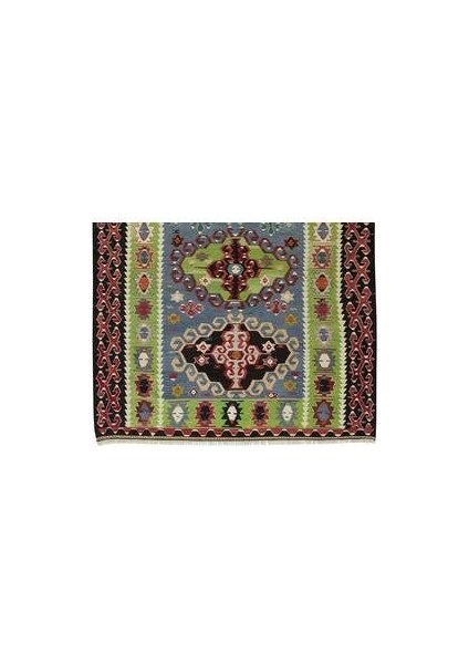 183X266 cm Çok Renkli Eski El Yapımı Kilim, Düz Dokuma %100 Yün Alan Kilimi indirimleri