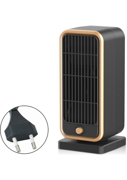 Ev/ofis Küçük Masaüstü Isıtıcı Elektrikli Isıtıcı Siyah 500W (Yurt Dışından)