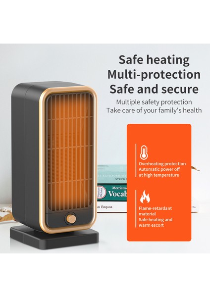 Ev/ofis Küçük Masaüstü Isıtıcı Elektrikli Isıtıcı Siyah 500W (Yurt Dışından) modelleri