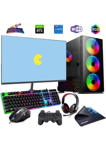 I5 12400F 16GB Ddr4 480SSD 12GB RTX3060 27" 165Hz Mon. Oyun Bilgisayarı (Gaming Set)