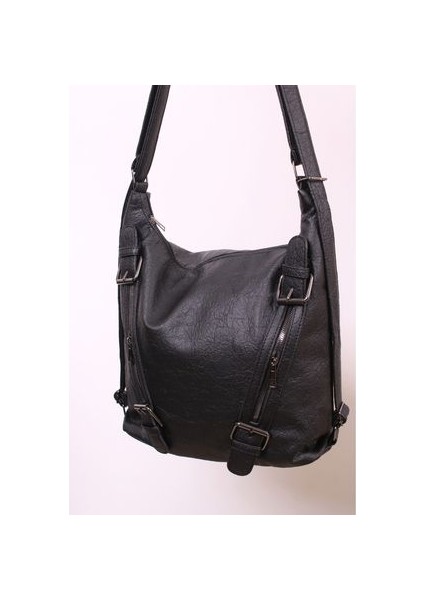 Büyük Boy Yumuşak Deri Çok Fonksiyonel Kadın Sırt ve Omuz Çantası - Şık ve Pratik Tasarım fırsatları