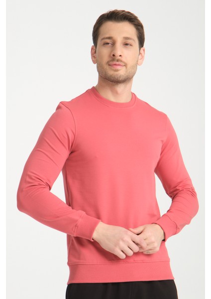 Bisiklet Yaka Basic Ince Mevsimlik Sweatshirt RD23YE581001