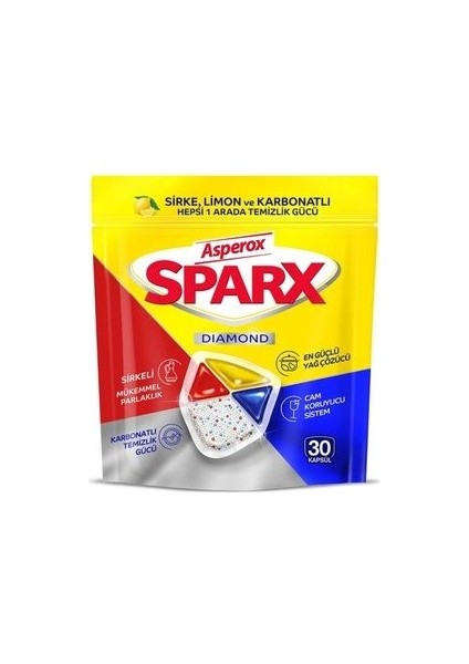Sparx Bulaşık Mak. Kapsülü 30 Lu