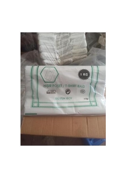 Beyaz Poşet 1 kg (Büyük)2Paket