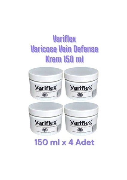 Variflex Varicose Vein Defense Krem 150 ml x 4 Adet
