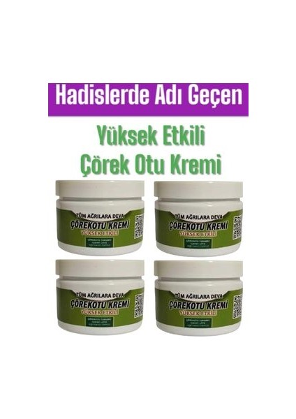 Çörek Otu Kremi 150 ml - Vücut Sızılarınız Için Yeni Formül x 4 Adet