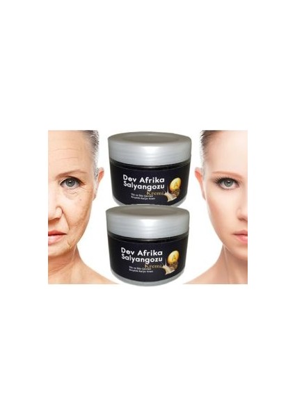 Dev Afrika Salyangoz Kırısıklık Karsıtı Krem 100 ml x 2 Ad