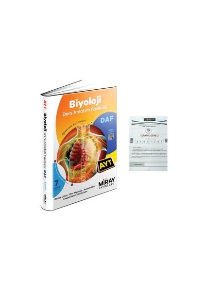 Miray Yayınları Ayt Biyoloji Ders Anlatım Fasikülleri + T.geneli Deneme