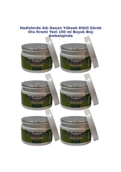 Çörek Otu Kremi 150 ml * 6 Adet Set - Ağrılarınız Için fiyatları