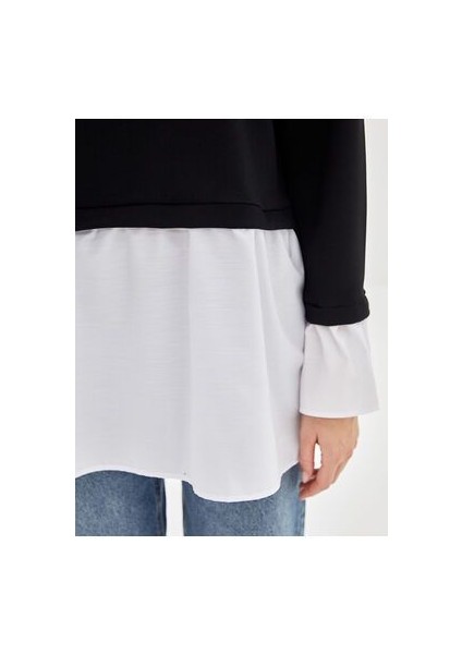 Lcw Bisiklet Yaka Kadın Sweatshirt Tunik modelleri