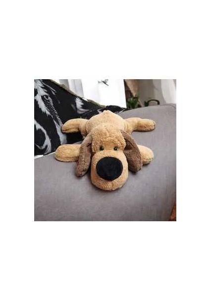 75 cm Yatan Sevimli Peluş Köpek Yastık & Uyku Arkadaşı & Oyuncak & Yumuşak Hediyelik