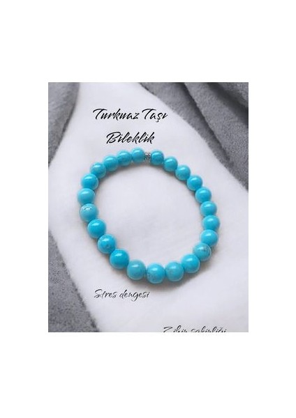 Turkuaz Taşı Bileklik 8 mm